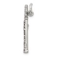 thumbnail image 1 of 925 Argent Sterling Vintage Clarinette Collier Pendentif Instrument de Musique, 1 of 6