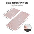 thumbnail image 2 of Honeii Rose Gold Abstract Spots 1 Print Kitchen Mat [2 PCS] for Floor, Waterproof Non-Slip Rugs, Kitchen Decor,Standing Mat for Floor,Office, Sink, Laundry, 2 of 6