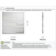 thumbnail image 2 of Ekena Millwork 19 5/8"W x 19 5/8"H Offset Brick EnduraWall Decorative 3D Wall Panel, White, (20-Pack for 53.49 Sq. Ft.), 2 of 12