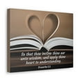 thumbnail image 6 of Scripture Walls Proverbs 2:2 Unto Wisdom Bible Verse Canvas Christian Wall Art Ready to Hang Unframed, 6 of 17