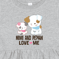 thumbnail image 4 of Inktastic Mimi and Pepaw Love Me Cute Granddaughter Girls Baby Dress, 4 of 5