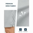 thumbnail image 4 of NORTHYARD Men's 5" Athletic Shorts Running Workout Quick Dry Gym Short Lightgrey XL, 4 of 8