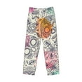 thumbnail image 4 of Bingfone Skull And Flowers Mens All Over Print Sleep Pajama Pants-Xx-Large, 4 of 9