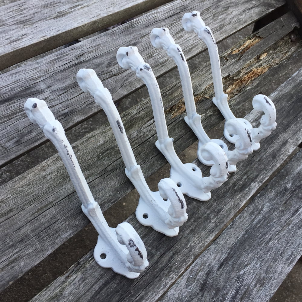 veryke 5pcs wall hooks coats hats vintage style cast veryke 5pcs wall hooks coats hats vintage style cast