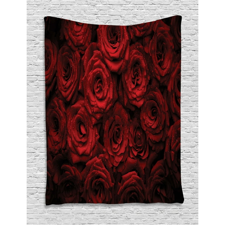 Dark best sale red tapestry