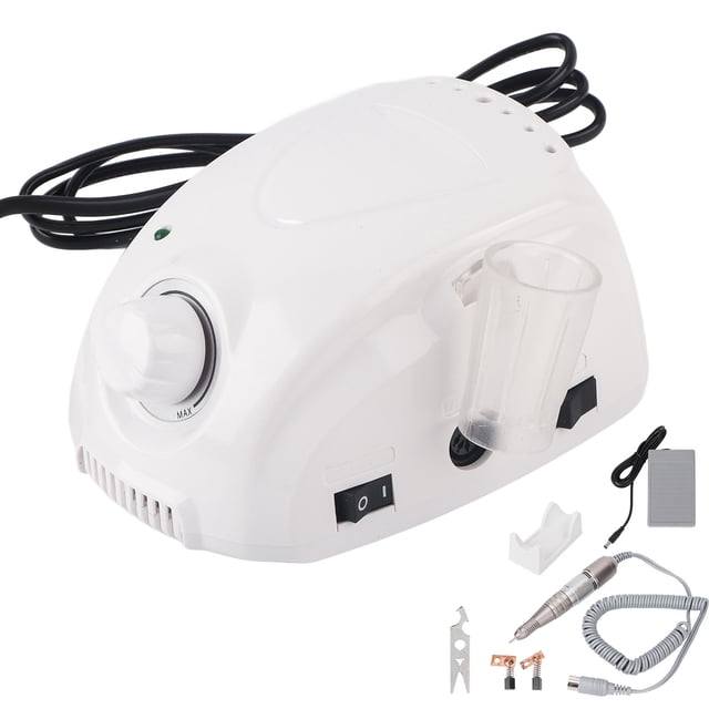 Electric Nail File, Nail Drill Machine High Precise Ergonomic Handle Firm Sturdy For Home For Nail Salon EU Plug,US Plug