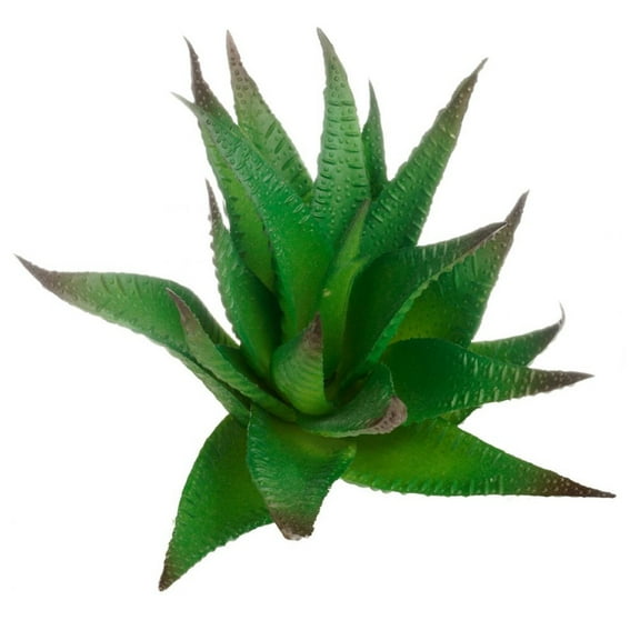 Miniature Artificial Succulent Plant Green Fake Plastic Foliage