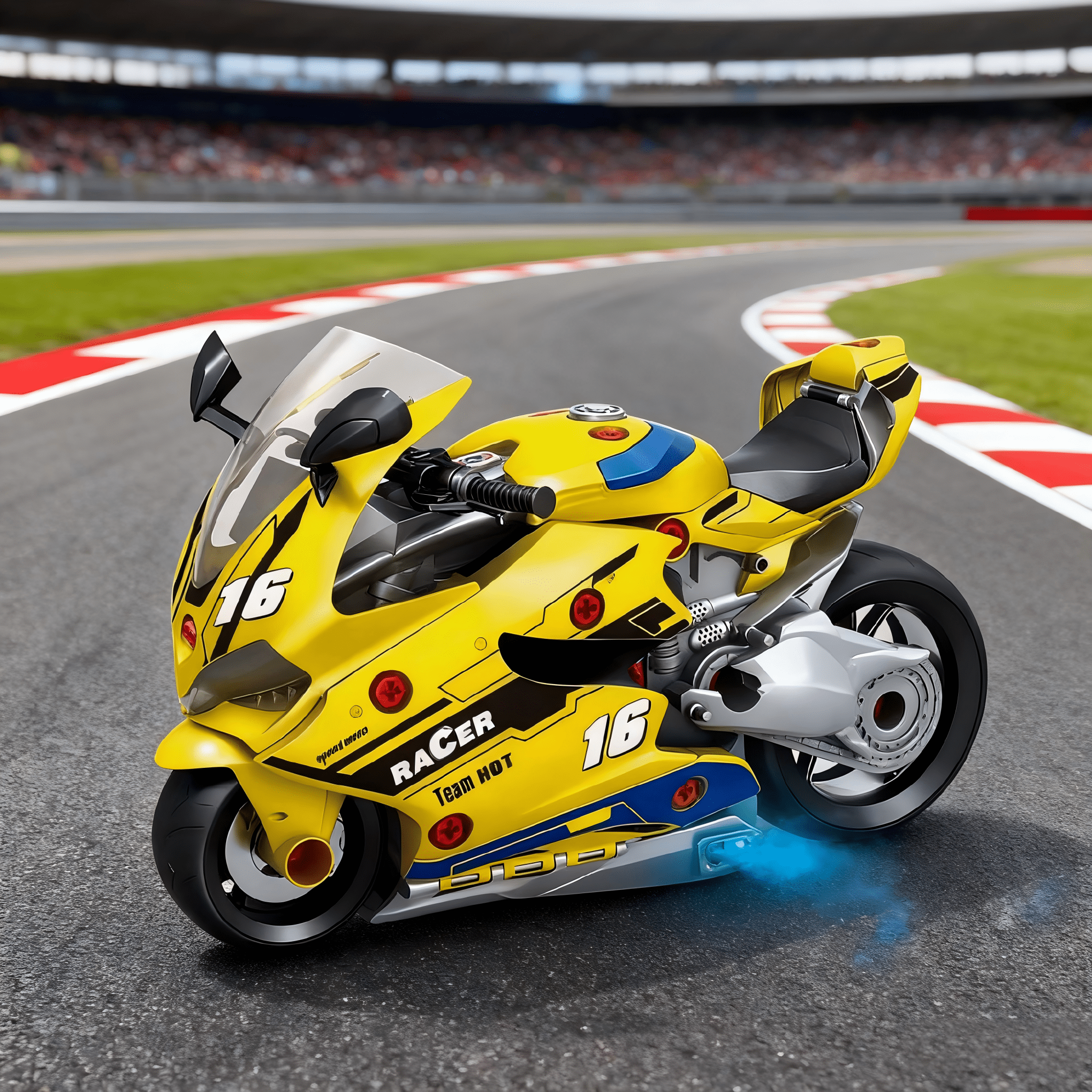 OZMI Motorcycle Building Set, Yellow Motorcycle Repair Model Kit Toy for Kids, Christmas & Birthday Gift for Boys & Girls