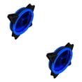 thumbnail image 4 of Seitruly Ventilador de refrigeración ajustable para ordenador, ventilador con cubierta para PC de 120mm, carcasa enfriadora RGB de doble cara, azul 2Conjunto, 4 of 6