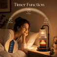 thumbnail image 6 of XYXZEN Candle Warmer Lamp with Timer Dimmable, Gifts for Women Mom, House Warming Gifts New Home Decor, Wax Melt Warmer for Jar Candles with 2 Bulbs, 6 of 6