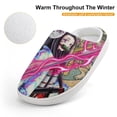thumbnail image 4 of Cartoon Nezuko Kamado Kids Cotton Slippers Slip-on Indoor Memory Foam House Shoes Fluffy Slippers Furry Cozy Comfy Slippers Boys Girls, 4 of 8