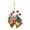 Gold, variant on Yucurem 1PC Christmas Bell Ornament for Christmas Tree, Metal Christmas Jingle Bells with Bow Berries for Wrapping Xmas Tree Home Decor Gift (Gold)