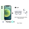 thumbnail image 1 of Apple iPhone 12 128 (Incluye Protector de Pantalla KeepOn + Apple Airpods 3rd Generation White) GREEN VERDE Apple REACONDICIONADO, 1 of 4