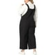 thumbnail image 3 of Overoles de mujer plus size Agnes Orinda, pantalones de mezclilla, tirantes ajustables, mono casual, 4X negro, 3 of 6