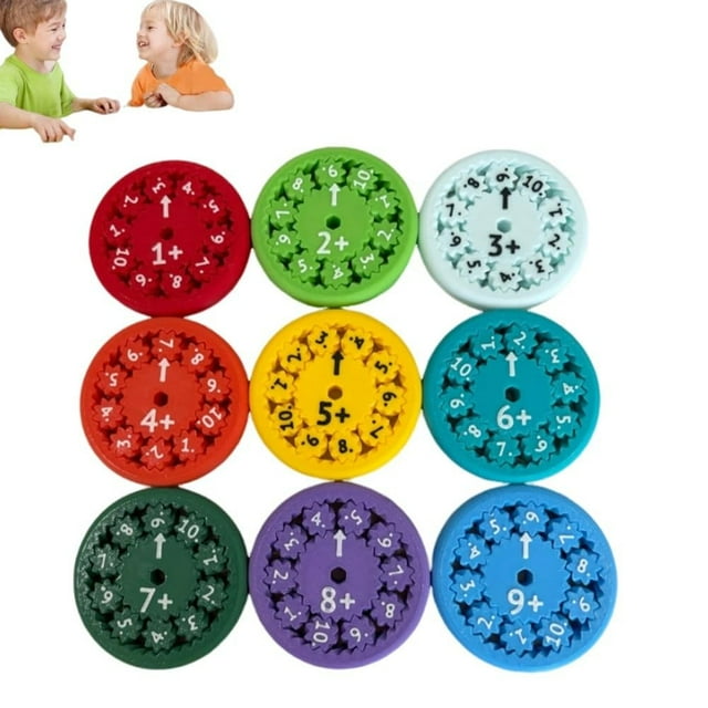 LXYFH Jouets Éducatifs de Mathématiques pour l'Enseignement des Doigts, Multiplication et Division, Cadeau de Rentrée Scolaire, Jeux de Mathématiques Adaptés à Tous Ceux Qui Aiment les Doigts