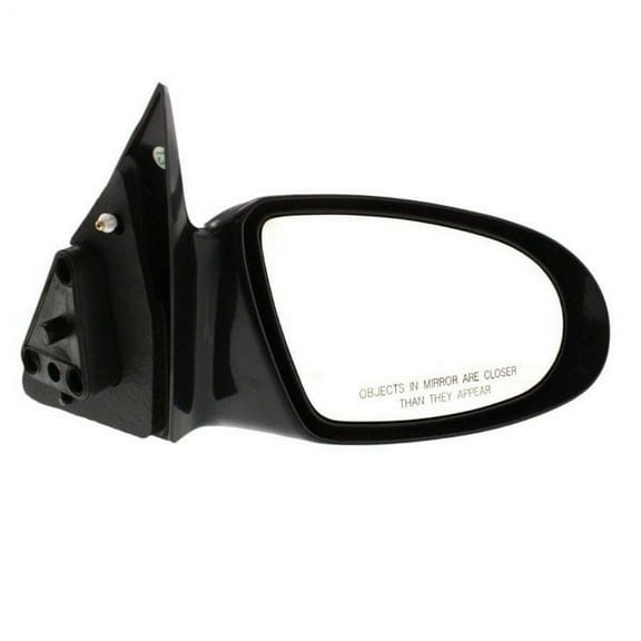 For 93-97 Prizm Rear View Door Mirror Manual Remote Gloss Black Fixed Right Side