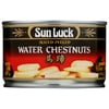 Sun Luck Water Chestnuts, Sliced Peeled, 8 oz