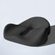 thumbnail image 1 of Cojín de espuma para silla, alivio del dolor de espalda, soporte lumbar ergonómico para asiento de coche, espuma viscoelástica de alta densidad, plegable, portátil, con marco de metal para, 1 of 3