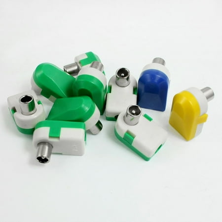 Unique Bargains 10 x Right Angle CATV TV Jack Antenna RF Coaxial Male Plug Connector Unique Bargains 10 x Right Angle CATV TV Jack Antenna RF Coaxial Male Plug Connector