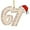 Slang 67*6, variant on 6PCS Santa Says Six Seven Christmas Ornament 2025, Funny 67 Meme Ornament, Funny Christmas Ornaments 2025, Santa Ornaments for Christmas Tree, Stocking Stuffers for Teens (Slang 67)