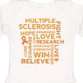 thumbnail image 4 of Inktastic Multiple Sclerosis Awareness Word Cloud Boys or Girls Long Sleeve Baby Bodysuit, 4 of 5