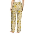thumbnail image 3 of Balery Cute Bee Gnomes print Women's Pajama Pants,Ultra Lightweight Pjs,Lounge Pant-X-Large, 3 of 9