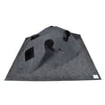 thumbnail image 1 of kurtrusly Cute And Portable Cat Activity Play Mat - Fun Anywhere Anytime Comfortable And Soft Pet Cute Practical Square Grey 100cm*100cm, 1 of 6