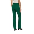 thumbnail image 4 of ZayWay Women's Stretch Bootcut Dress Pants with Pockets - Wear to Work - Ponte Treggings Kelly Green X-Large, 4 of 6