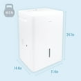 thumbnail image 3 of Keystone 50-Pint Portable 4500 Sq ft Dehumidifier with Pump, KYSTD50PAE, 3 of 14