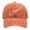 Washed Orange, variant on Gone Fishing Hat, Vintage Washed Cotton Baseball Dad Hat for Adults, Hook Shaped Gone Fishing Letter Embroidered Adjustable Outdoor Casual Cap for Men Women