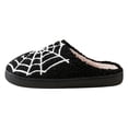 thumbnail image 7 of Gaexia Women's Halloween Slippers Couple Cartoon Quirky Large Size Warm Padded Indoor Outdoor Shoes Cozy Comfortable Non-, 7 of 7