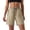 Beige, variant on Only Moment Women's Drawstring Sweat Shorts Polyester Ice Silk Comfy Stretch Lace Trim Summer Beach Linen Ruffle Shorts Shorts Women Green,XL