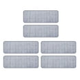 thumbnail image 1 of AMLESO Microfibre Mop Pad Relacement Flat Mop Head Cloth Rag for Floor Cleaning 6pcs, 1 of 8