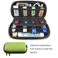 thumbnail image 3 of Shengyu Bluetooth-compatible Headphone Storage Bags Camping Cable Organizer Inner Netting Wireless Headset Zipper Pouches Accessory Green 1Set, 3 of 5
