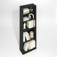 thumbnail image 5 of Furinno JAYA Simply Home Adjustable Shelf Bookcase, 5-Tier, Darkwood, 5 of 6