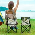 thumbnail image 5 of Blooming Flowers Portable Camping Chair Small for Kids Outdoor Folding Beach Chair Fishing Chair Lawn Chair with Carry Bag, 5 of 7