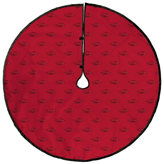 Arkansas Razorbacks Microplush Christmas Tree Skirt