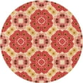 thumbnail image 1 of Ahgly Company Machine Washable Indoor Square Transitional SandyBrown Area Rugs, 3' Square, 1 of 7