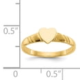 thumbnail image 2 of 14K Yellow Gold Children's Heart Ring, 2 of 2