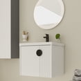 Bathroom Vanity with Dual-door Design, 24 Inch Bathroom Vanity Sink ...