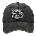 thumbnail image 3 of Visor Baseball Cap With Embroidery for Outdoor Casual Wear Unisex Distressed Washed Sun Hat of Versatile Everyday Style, 3 of 3