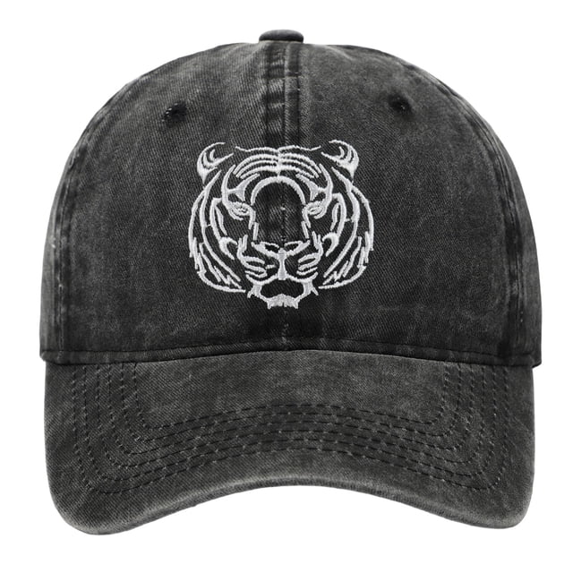 Visor Style Distressed Washed Baseball Cap with Embroidery for Outdoor Casual Wear Unisex Sun Shield Visor Fashion Accessory