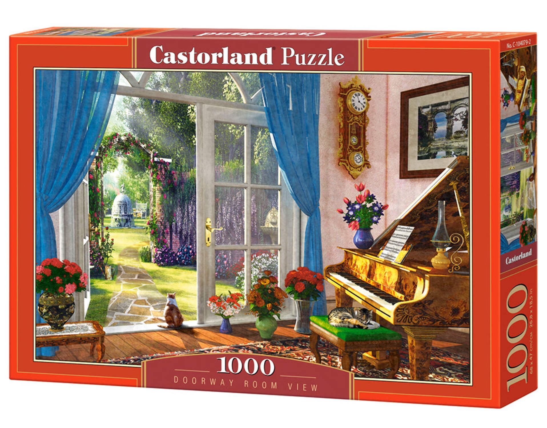Castorland The Dolomites Mountains 1000-Piece Puzzle – Italy Landscape, Recycled Cardboard, Family Fun