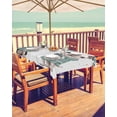 thumbnail image 2 of Outdoor Tablecloth with Umbrella Hole Zipper,Boston Terrier Dog Cute Dogs Waterproof Zippered Table Cloth for Rectangle Tables,Colorful Flag Balloon Retro Linen Patio Table Covers for Indoor Pinic, 2 of 6