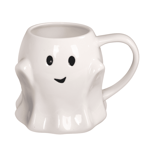 Ghost Mug Cute Halloween Ceramic Coffee Mug 3D Ghost Cup for Coffee Tea Cocoa Halloween Decor Gifts