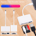 thumbnail image 1 of Lector de tarjetas para teléfono móvil todo en uno Apple 14, iPhone 13, lector de tarjetas SD/CF, cámara, lector de tarjetas TF, 1 of 4