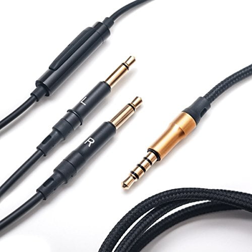 1.2m Cable with Mic & Remote for 99 Classics Walnut Gold