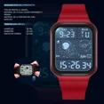 thumbnail image 2 of Reloj Deportivo Led Jovenes Niños Astronauta Sumergible Sd Color Del Bisel Rojo, 2 of 4