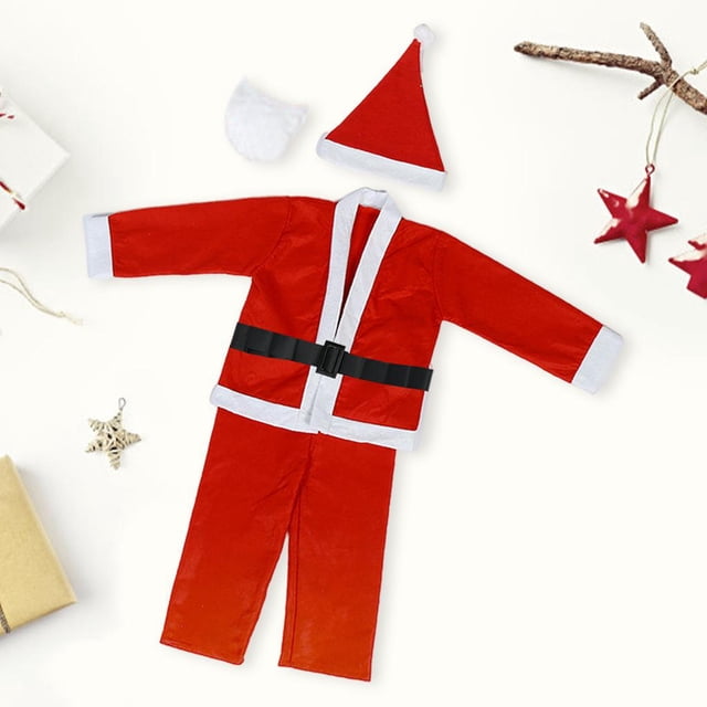 de de Santa rojo de Navidad, de Navidad para hombres, 5 piezas, conjunto Navidad para adultos Hugo Traje de claus