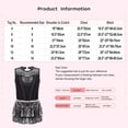 thumbnail image 6 of iiniim Big Girls Tassel Latin Dance Dress Rumba Samba Salsa Jazz Ballroom Leotard Tutu Skirt A Black 4, 6 of 7
